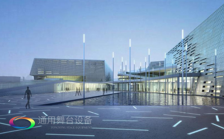 舞臺(tái)阻燃幕布通用舞臺(tái)扛起建設(shè)單位責(zé)任，加強(qiáng)檢查監(jiān)管，落實(shí)“3個(gè)100%”要求！東莞市工人文化宮工人電影院改造工程順利完工