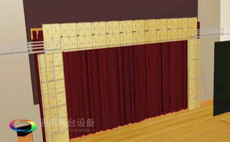 防火隔離幕Safety curtain——舞臺(tái)、觀眾廳分隔 阻斷火源及有害煙氣的擴(kuò)散